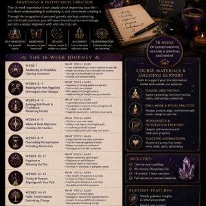 16-Week Personal & Spiritual Growth Coaching Program, Where Transformation Becomes Embodied
