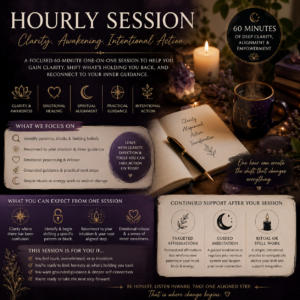 Hourly Session: Where Clarity, Awakening, and Intentional Action Come Together